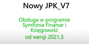 Dostosowanie programu do obsługi zmienionego JPK_V7