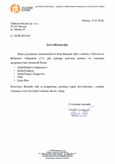 Telekom Oleszno Sp. z o. o. 