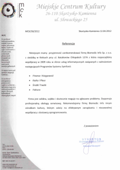 Miejskie Centrum Kultury Skarżysko-Kamienna 